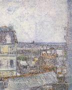 Vincent Van Gogh View of Paris from Vincent's Room in the Rue Lepic (nn04) Sweden oil painting reproduction
